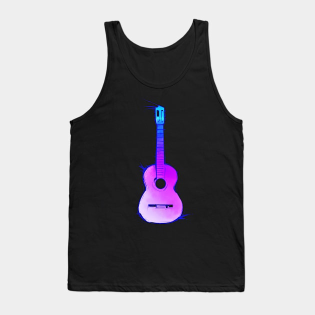 watercolor accustic guitar Tank Top by weilertsen